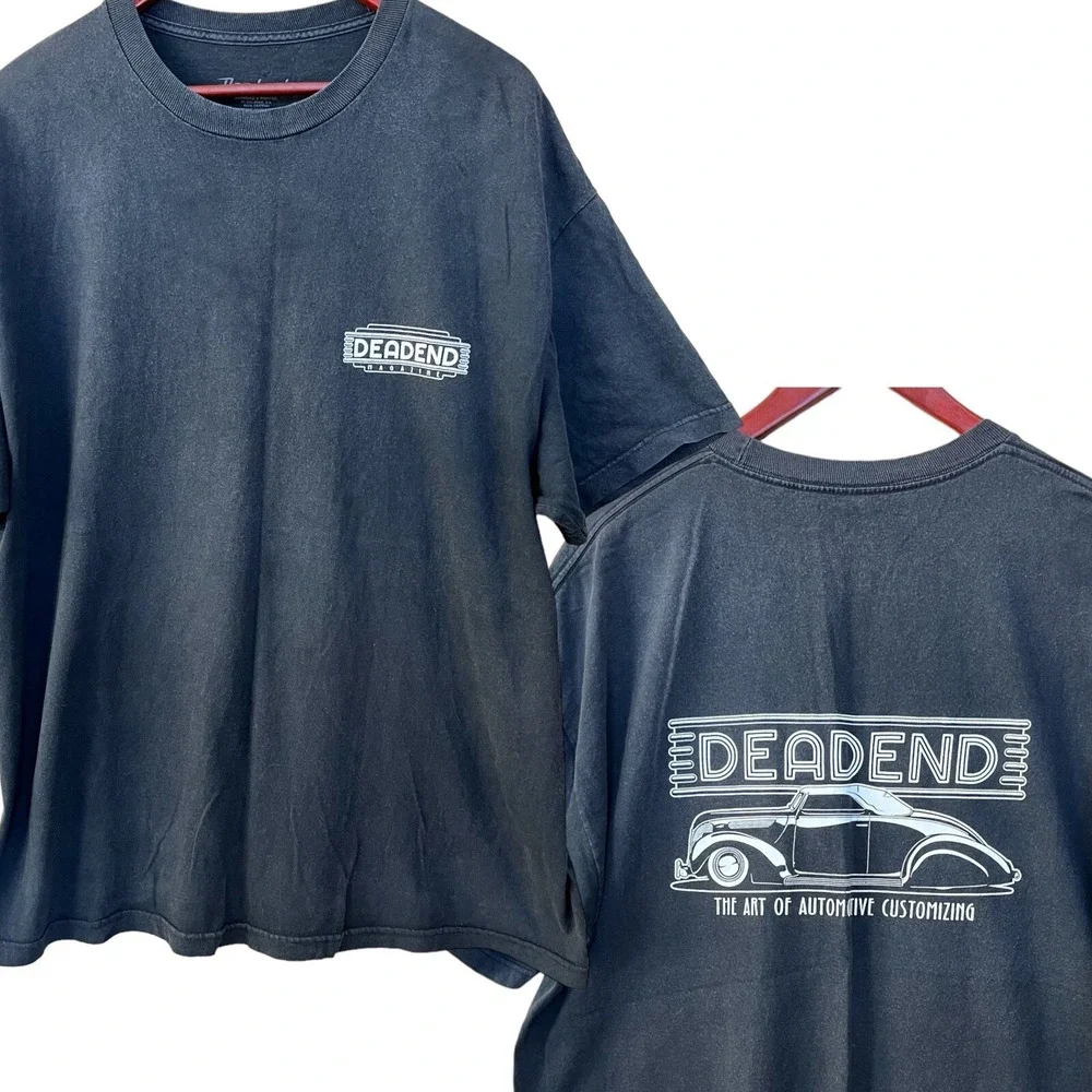 Deadend T Shirt Adult 2XL Black Official Cruising Gear Magazine Auto Graphic Tee